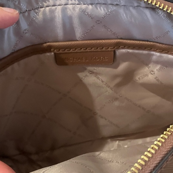Michael Kors Tan Crossbody Bag with Gold Accents - Picture 6 of 6